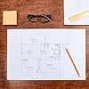 Bright Creations 2 Pack Engineering Graph Paper Pads, 11x17 Quadrille Grid Paper for Drafting, Engineering, Blueprint Drawing, Architect Designers (4 Squares Per Inch, 50 Sheets Each Pad)