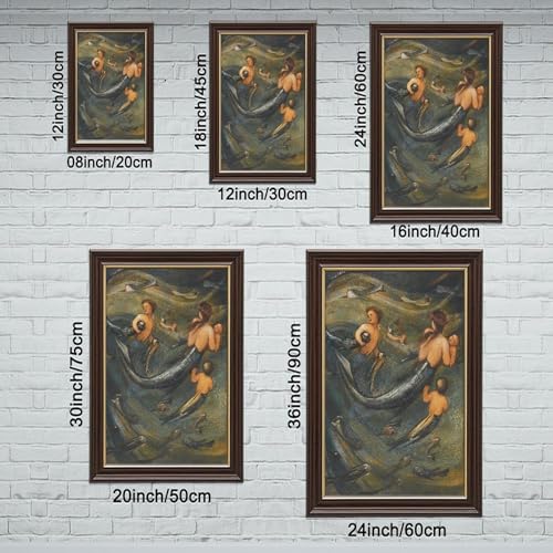 Poster giclée pré-raphaélite sirènes Burne-Jones cadre de décoration murale - 2