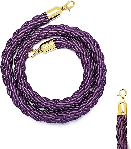 Corde de poteau violette en chanvre pour guidage chic lors des événements