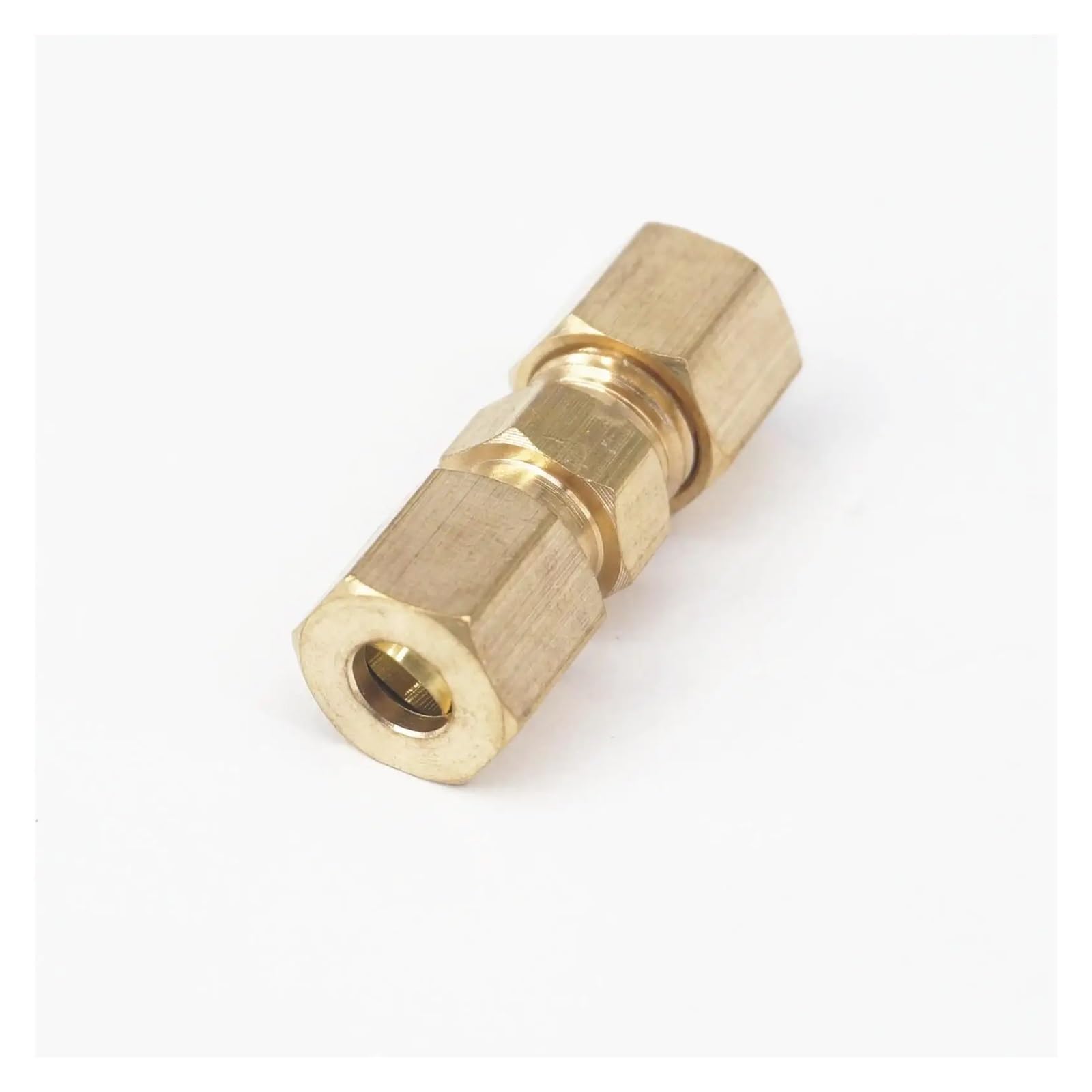 Fit 3/16" Tube OD Straight Compression Union Brass Pipe Fittings Connectors Adapters