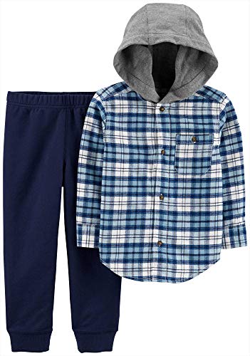 Ensemble 2 pièces garçon pour éviter le froid avec haut manches longues et pantalon 3T