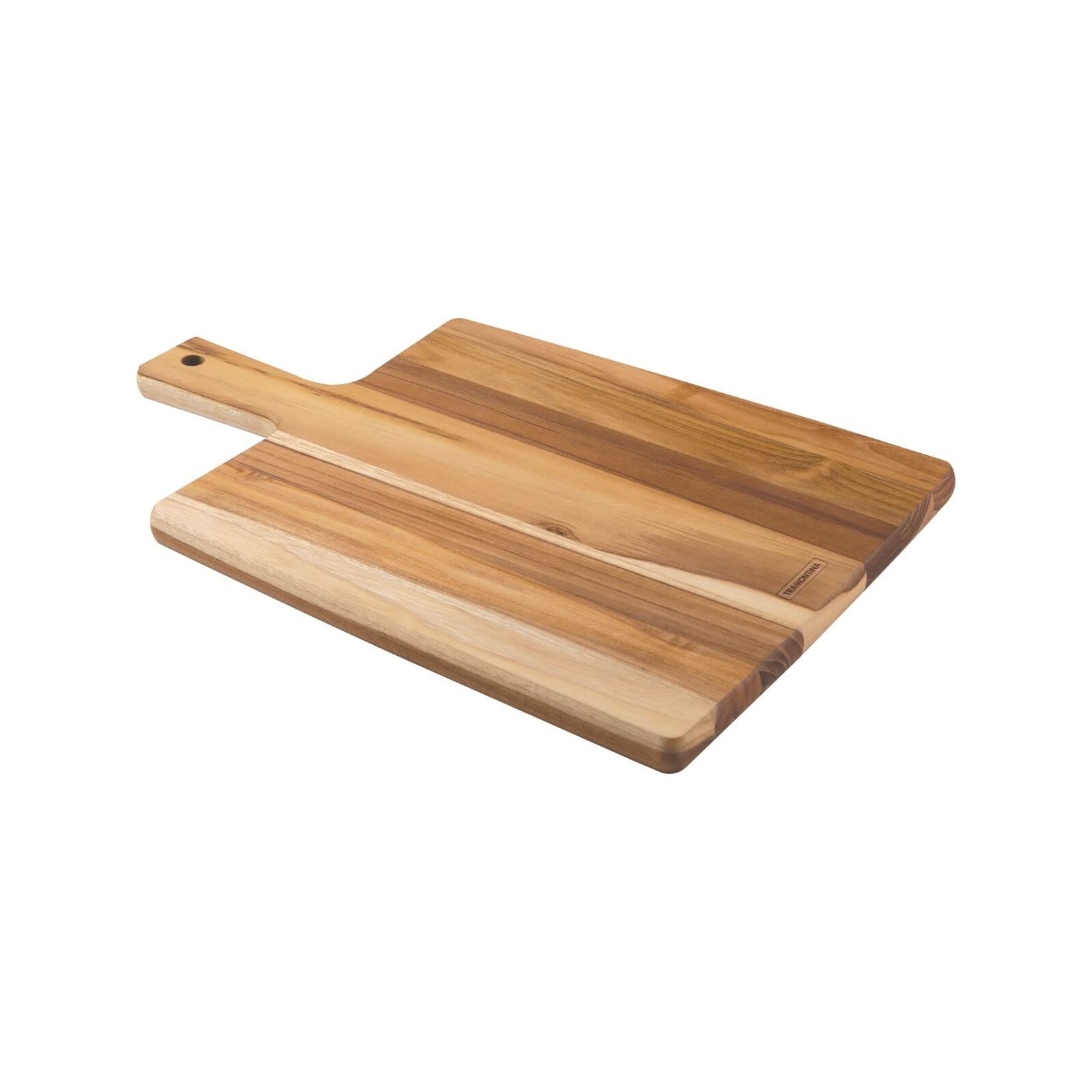 Tramontina Kitchen 40x27cm Teak Wood Cutting Board with Handle with Mineral Oil Finish - Wooden