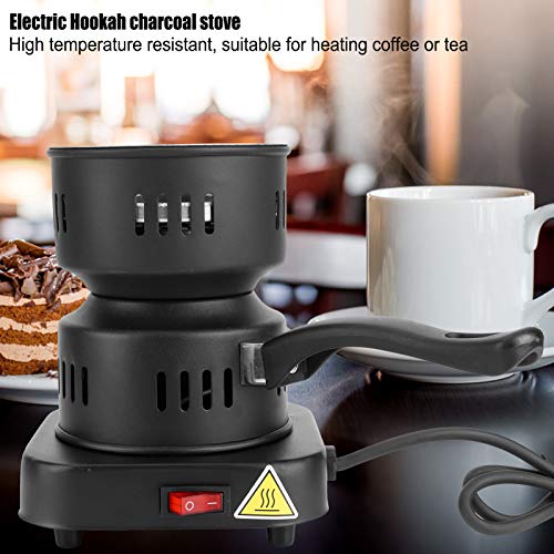 Verwarming oven roestvrij stalen buis houtskool oven elektrische thee koffiekoker accessoires mini EU stekker 220 V 1000 W - Afbeelding 6