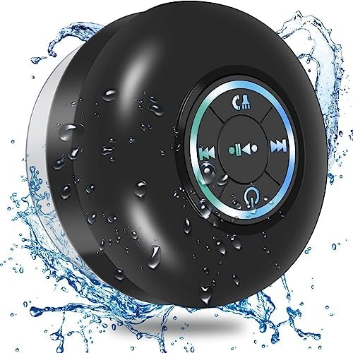 Bluetooth Shower Speaker, Portable Bluetooth Speaker 360 HD Surround