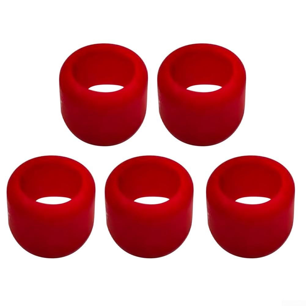 Guaina protettiva in gomma per testa avvitatore a percussione da 1/4", compatibile con la maggior parte delle marche, rosso o rosso-nero, previene l'usura e lo strappo, adatto a punte esagonali da 1/4