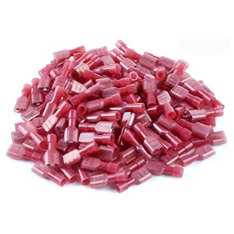 XHF 100 Pcs Female Spade Connectors Cover