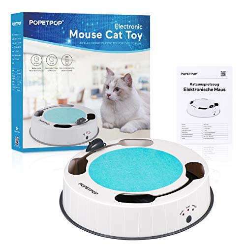 Electronic Mouse Cat Toy Interativo Pet Cat Teaser Hide and Seek Brinquedo de caça com mouse eletrôn