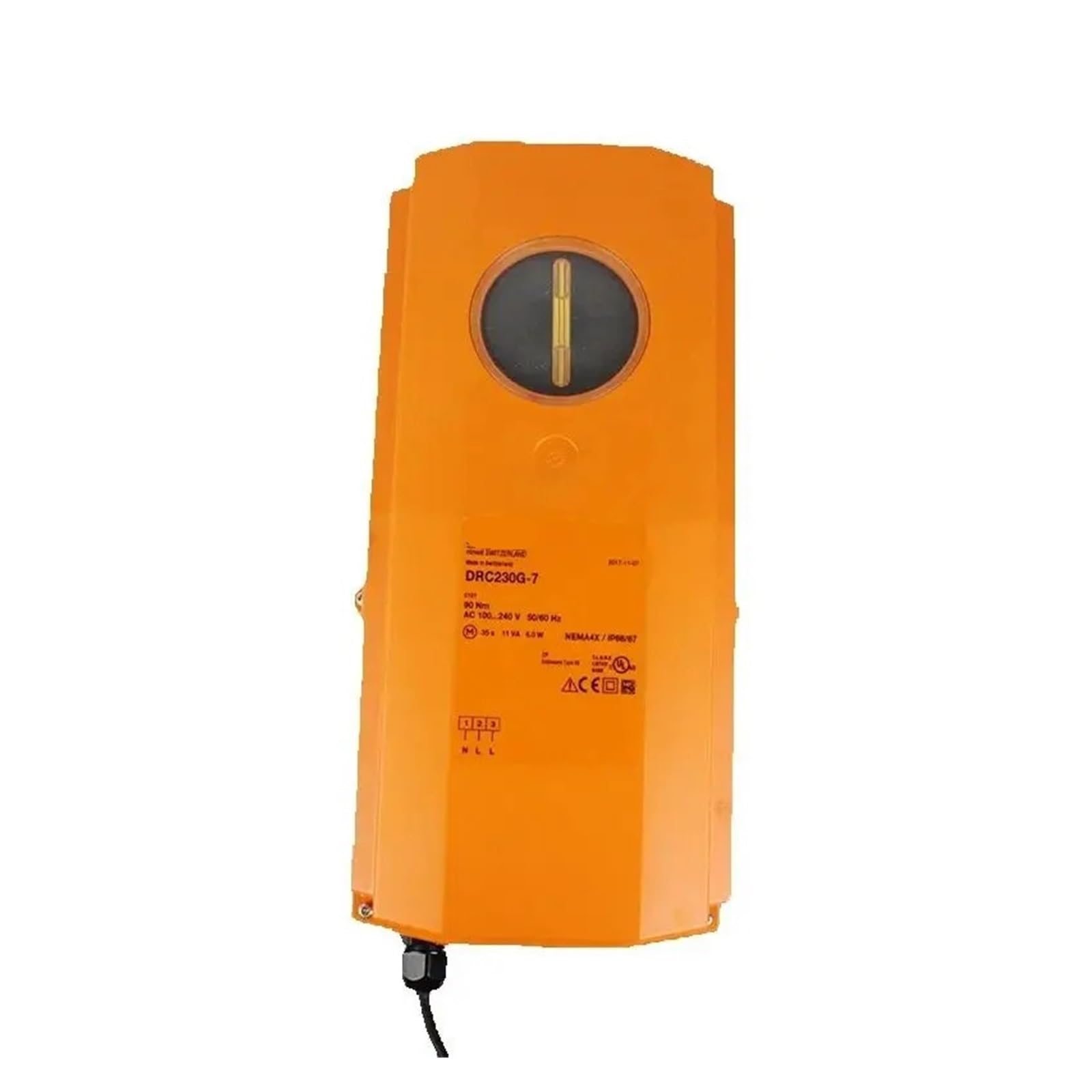 BFSYDLUJ DRC230G-7 Rotary Actuator for Butterfly Valves AC230V Open Close Outdoor Max 90Nm