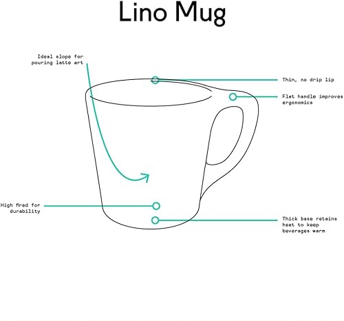 Miniatura 3 de notNeutral LINO - Taza de café de porcelana para uso personal, restaurante, comercial, 10 onzas, taza individual (amarillo canario)