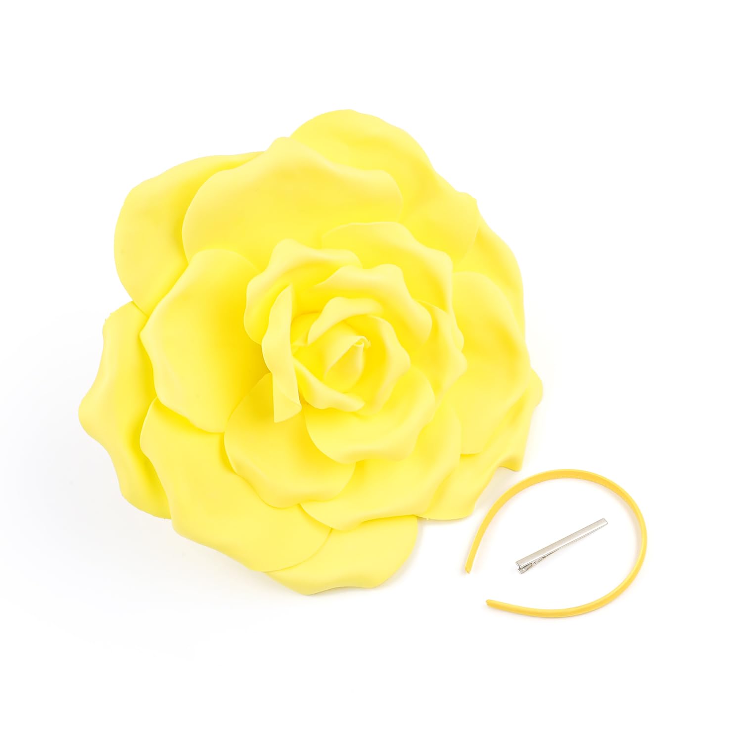 Large Flower Fascinators Hat for Women Kentucky Derby Tea Party Flower Hats Fascinator Hat for Wedding Black