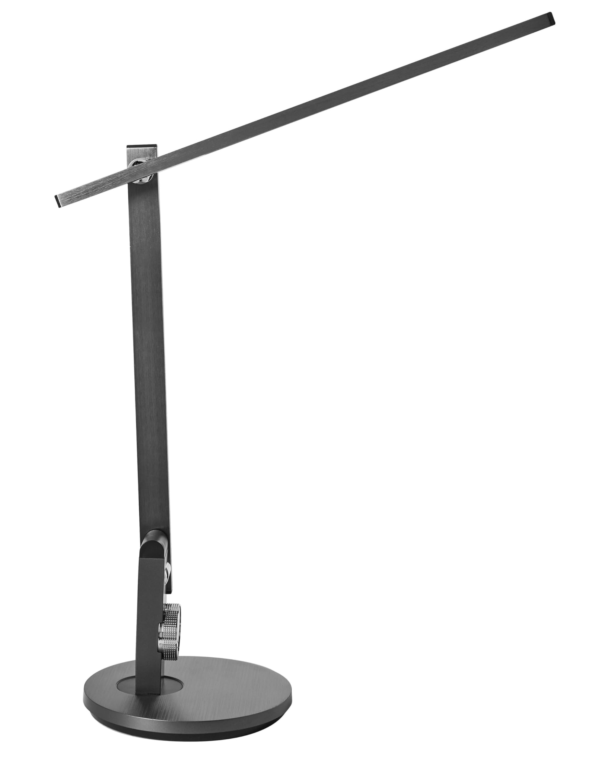 Beliani Schreibtischlampe LED grau verstellbar dimmbar modern für Homeoffice Cetus