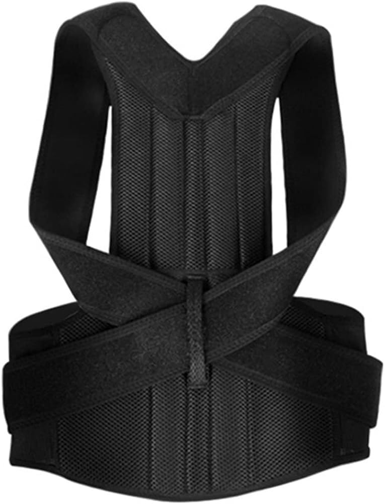Correttore posturale for donne e uomini, supporto for spalla verticale Trainer for schiena, correzione del corpo, sollievo dal dolore al collo, clavicola(3XL)