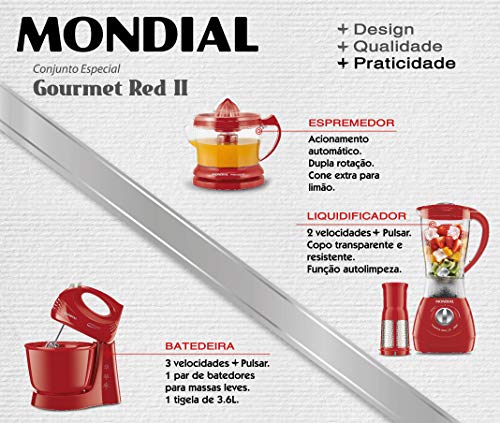 Conjunto Especial Gourmet II, Mondial, KT-70