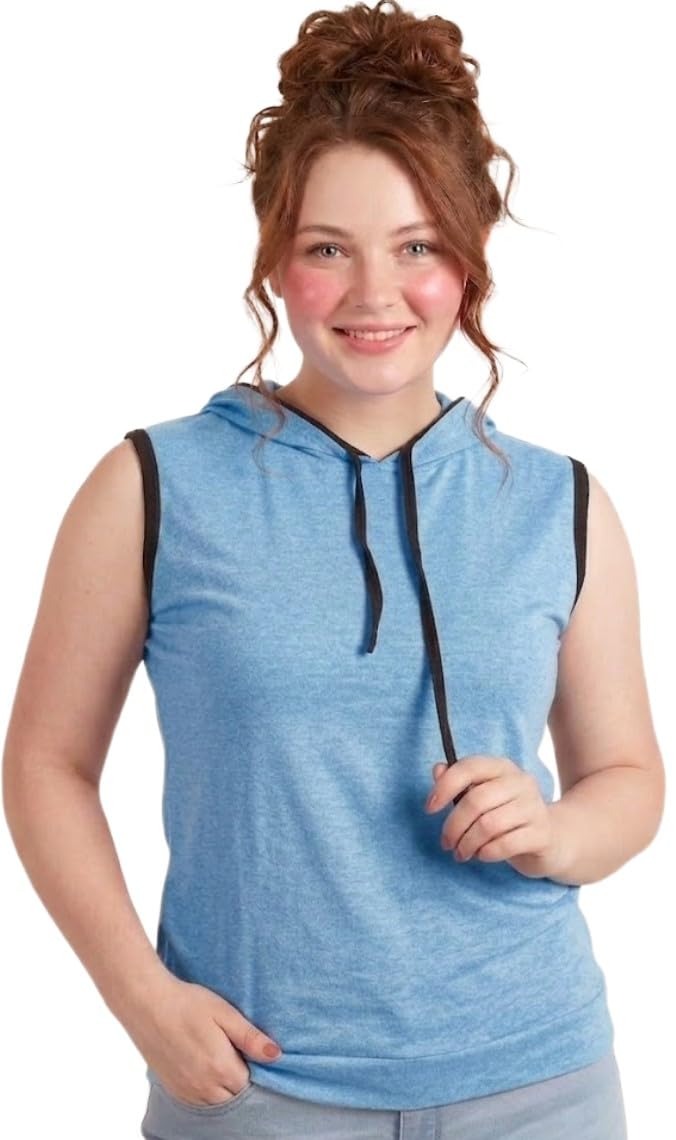 Irana Women Sleeveless Hooded Tshirt Gym Wear Tank Top for Women – Hooded Vest Workout T Shirt, Fitness Yoga Tank Top, Spo... - Review, Price and Buying Guide