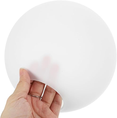 Vista 9 de Vaguelly Sombra de globos de vidrio de 7 pulgadas para accesorios de luz, pantallas de lámpara de globo de vidrio esmerilado blanco, cubierta