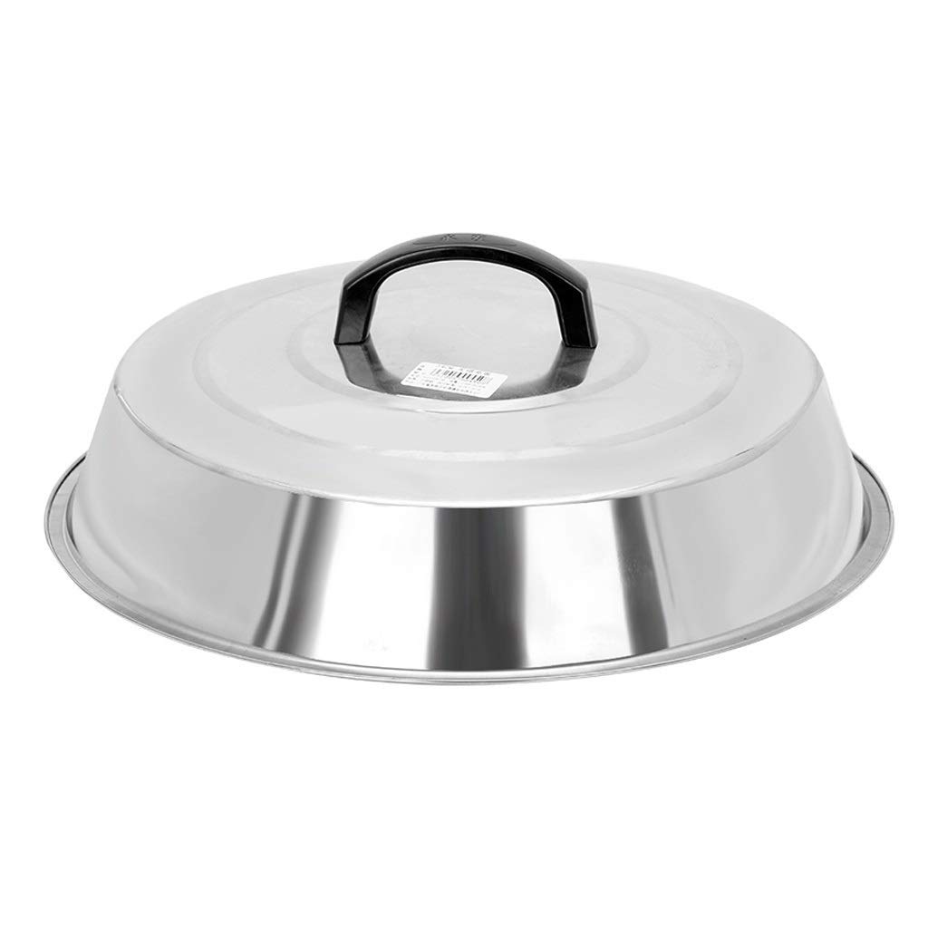 Couvercle,Couvercles de Casserole Couvercle de Casserole en Acier Inoxydable Couvercle de Wok en Verre trempé couvercles de Casserole de Remplacement de Grande Taille