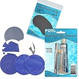 Repair Kit for River Run Tube | Vinyl glue | Blue and White Multi Patches