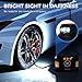 Nilight Tire Inflator Portable Air Compressor Dual Power for Car 12V DC and Home 110V AC Tire Pump w/Tire Pressure Gauge Fast Inflate Auto Shutoff Pump for Car SUV Motorcycle Bicycle