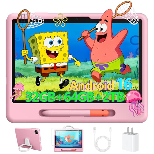 �yAndroid16 �L�b�Y�^�u���b�g�zP10 Kid 10.1�C���` �q���p�^�u���b�g Android16 90Hz IPS�t�� 7000mAh��e�ʃo�b�e���[ 32GB RAM+64GB ROM+2TB TF�g�� WiFi���f�� �h�����t�B�����t�� �V
