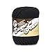 Produktbild Lily 10200100002 Sugar 'N Cream The Original Solid Garn, 70,9 g, Medium 4 Gauge, 100% Baumwolle  Schwarz  maschinenwaschbar und trocknergeeignet.