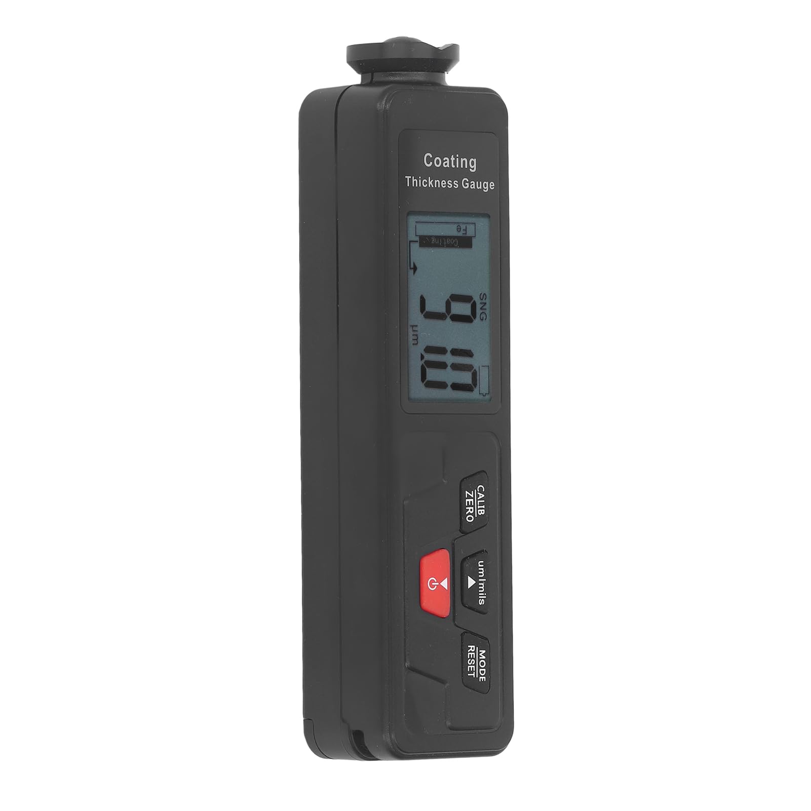 Jeffergarden Miernik Grubości Lakieru Cyfrowy Miernik Grubości Powłoki ABS 0 do 1500 um Rozdzielczość 0,1 um Wyświetlacz LCD Automatyczne Wykrywanie do Kontroli Samochodu Testowanie Powierzchni