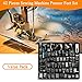 62pcs Sewing Machine Presser Foots Set, Sewing Machine Accessories Kit for Babylock, Elna, Sewing Machines