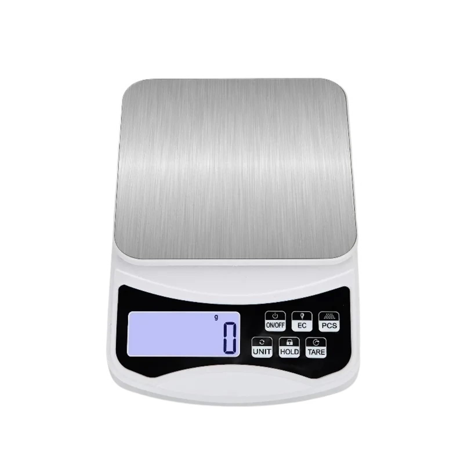 Balance de cuisine numérique multifonction 5 kg/0,1 g, affichage haute précision, étanche, en acier inoxydable(Usb0.1g 5kg)