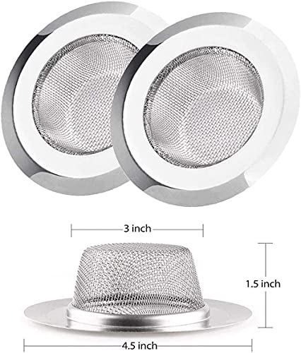 Colador para fregadero acero inoxidable 3"-3.5" miniatura 4