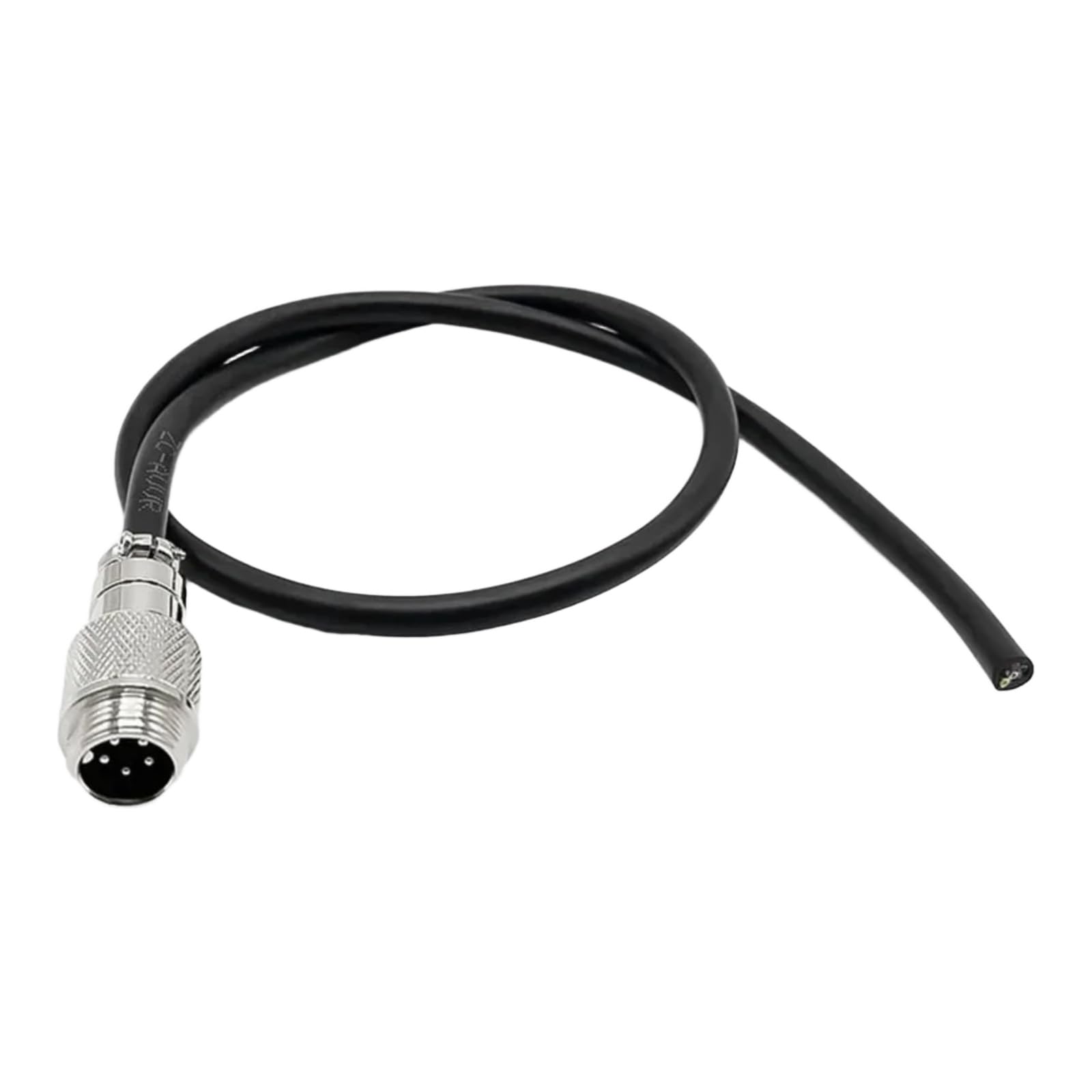 Conector GX12 M12 macho de 2 pines con cable de aviación de 5A y 300cm