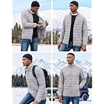 COOFANDY Mens Puffer Jacket Packable Lightweight Jackets Winter Coat Windproof Zipper Down Jacket - Image 5