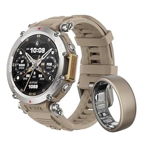 Amazfit T-Rex Ultra Smartwatch mit Helio Ring
