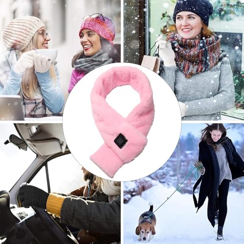 Lenço de aquecimento elétrico, lenço aquecido | Lenço aquecido recarregável para homens,de pescoço a