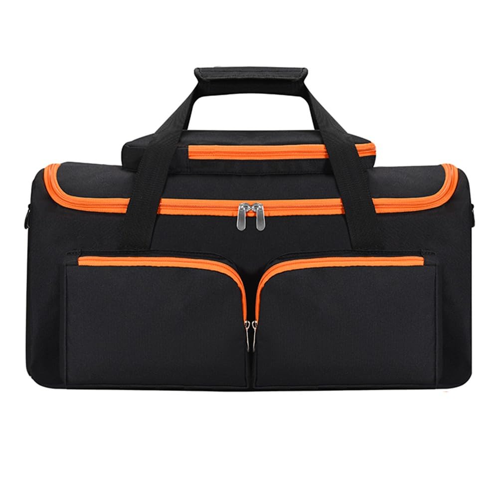 Harte Tragetasche für JBL PartyBox-On-The-Go, tragbare Reise-Aufbewahrungstasche mit Zubehörfach, Polyester-Shell-Schutzabdeckung, Schwarz