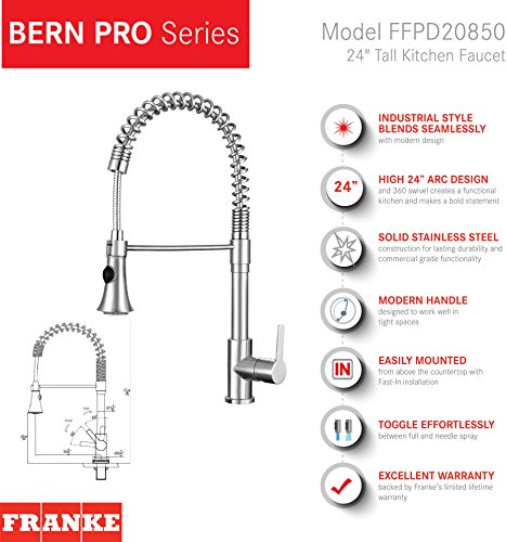 Franke Ffpd20850 Faucet, Stainless Steel #TOP4