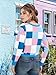 Girls Fall Crop Tops 2025 Teen Fashion School Cute Long Sleeve Colorblock Loose Kids Knit Winter Sweaters Top Sky Blue
