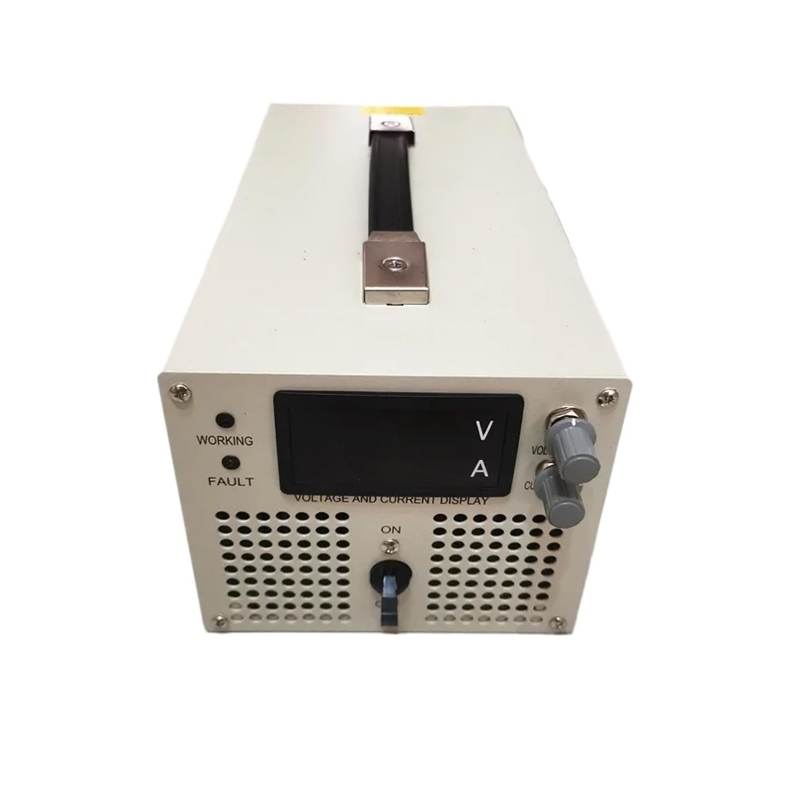 LEOTNNDQ 2000W Adjustable Switching Power Supply AC-DC 12V 24V 27V 36V 48V 50V 60V 72V 80V 90V 110V 220V 300V 400V(Off-white,110 V,0-72V 0-27A)