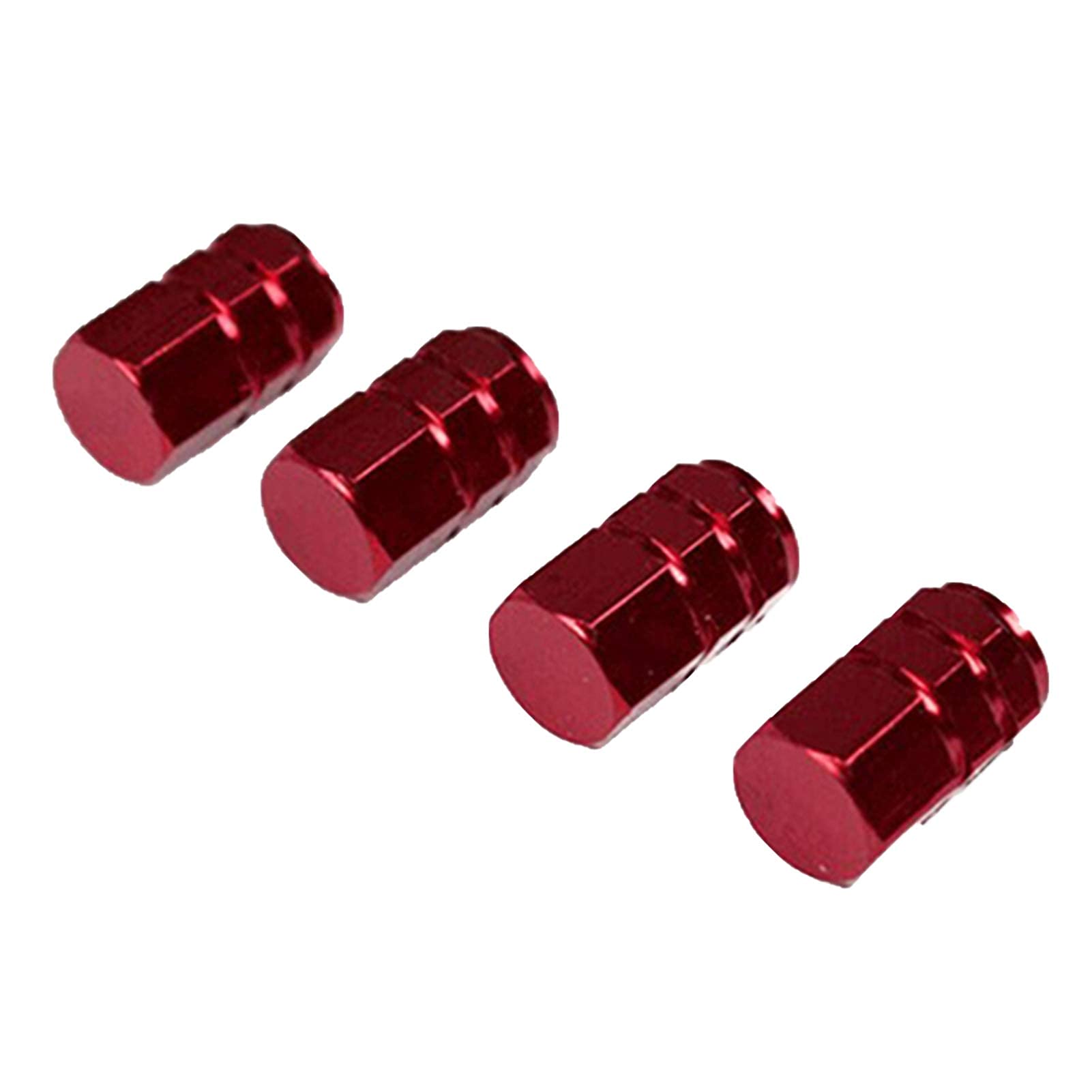 QIZUN 4PCS Metal Tyre Valve Caps for Abarth 595 Abarth 500 Abarth 124 Spider, Leak-Proof Dust Caps for Car Tyres Car Wheel Tyre Dust Corrosion Resistant,Red