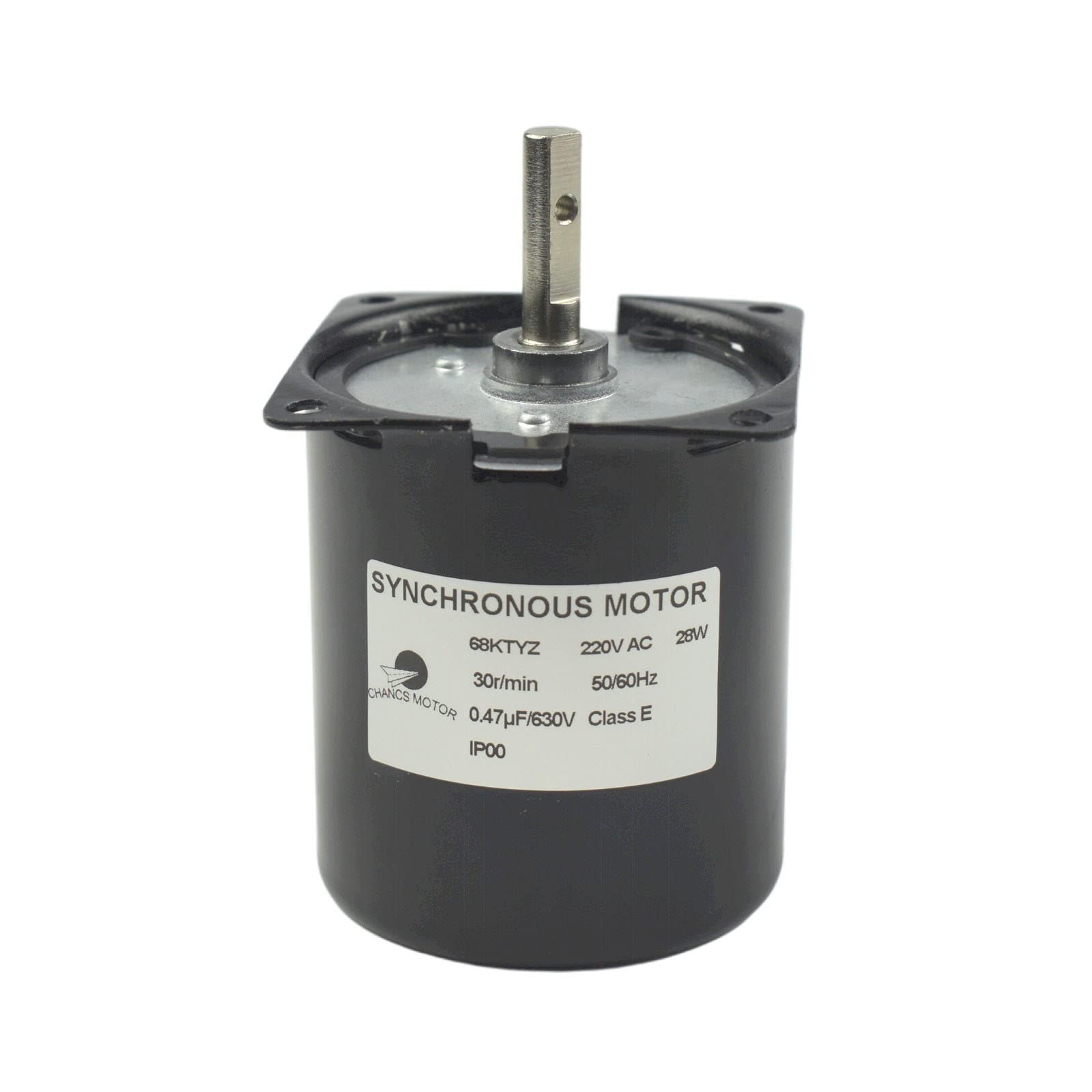 CHANCS 68KTYZ AC Synchronous Motor 220V 30RPM CW/CCW 28W Large Torque Small Motor Electric Motor โ image 1