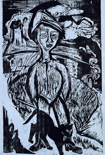 Peinture murale la danseuse Palucca de Kirchner, impression toile d'exception