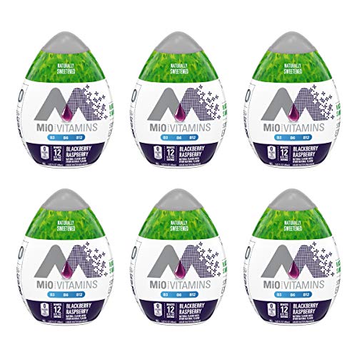 Mio Vitamins Liquid Water Enhancer, Blackberry Raspberry, 1.62 OZ 6-Pack