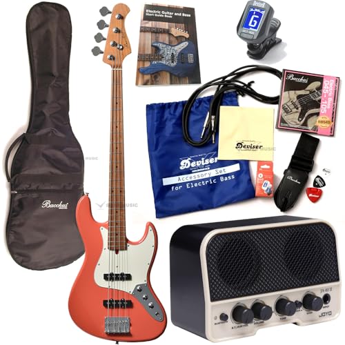 Bacchus WJB-1DX RSM/M obJX GLx[X S҃Zbg [XebhCvlbN̗p WYx[X^Cv jo[XV[Y (FR (Fiesta Red))