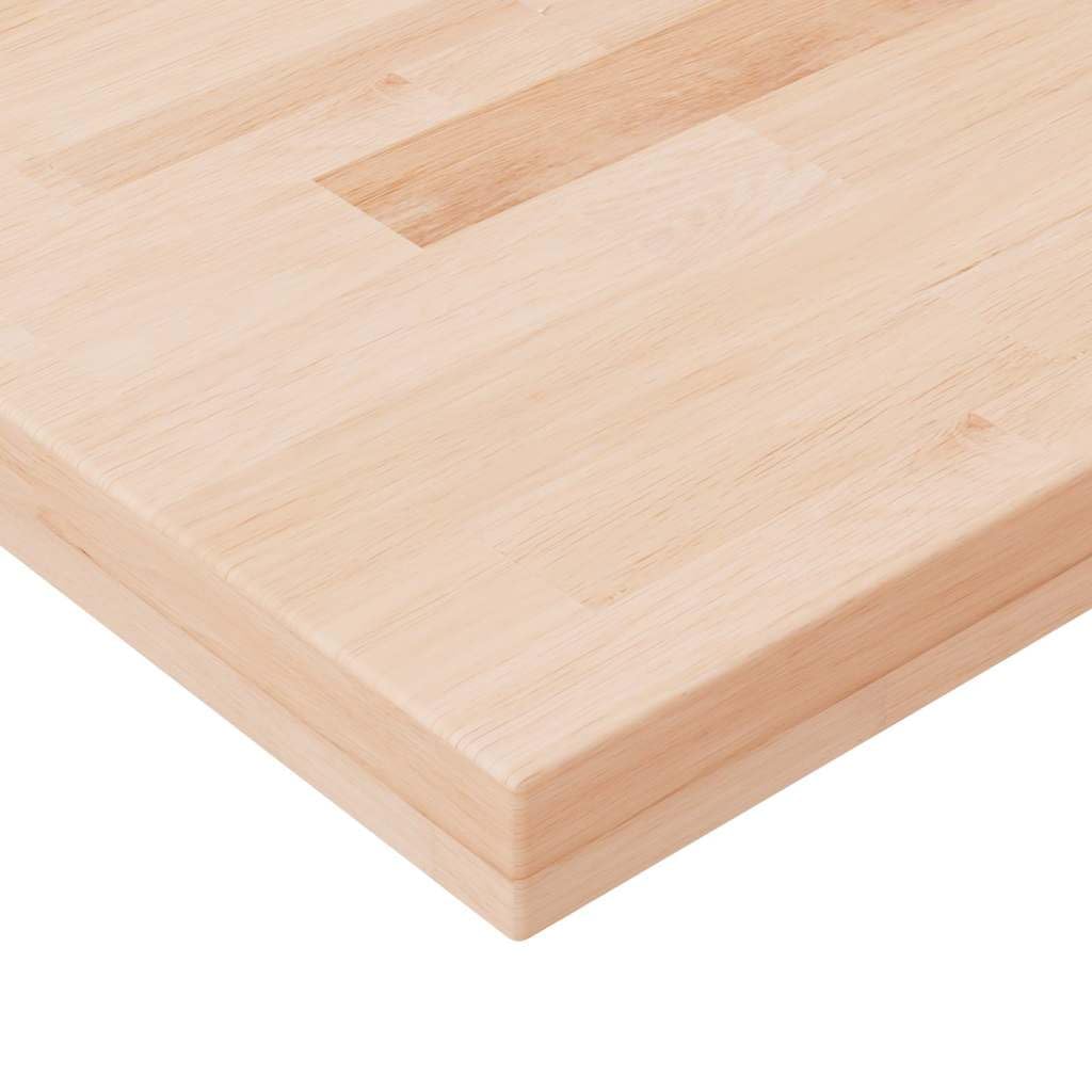Hothingwell Panel regałowy 100x20x4 cm z nieobrobionego litego drewna dębowego, półka do przechowywania z litego dębu do dodatkowego miejsca do przechowywania, naturalna deska prezentacyjna