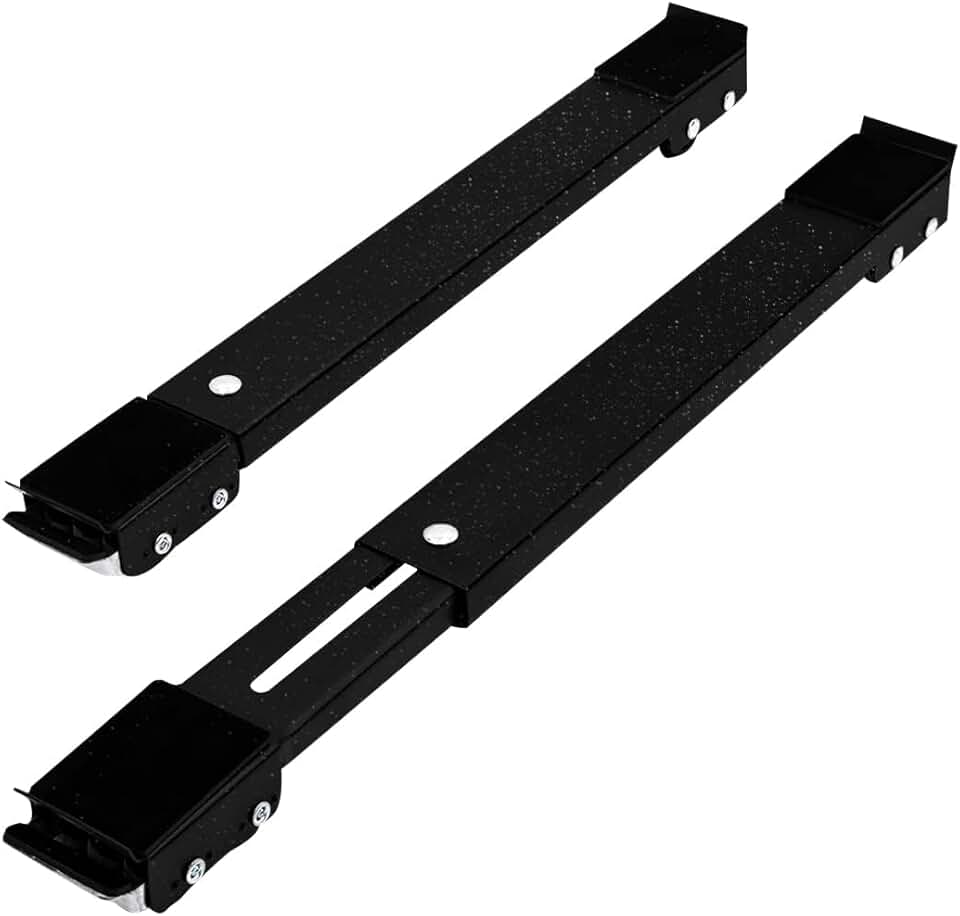 Suporte Com Rodinhas Base Ajustável Máquina Lavar Fogão Geladeira Móveis Resistente T3X Premium