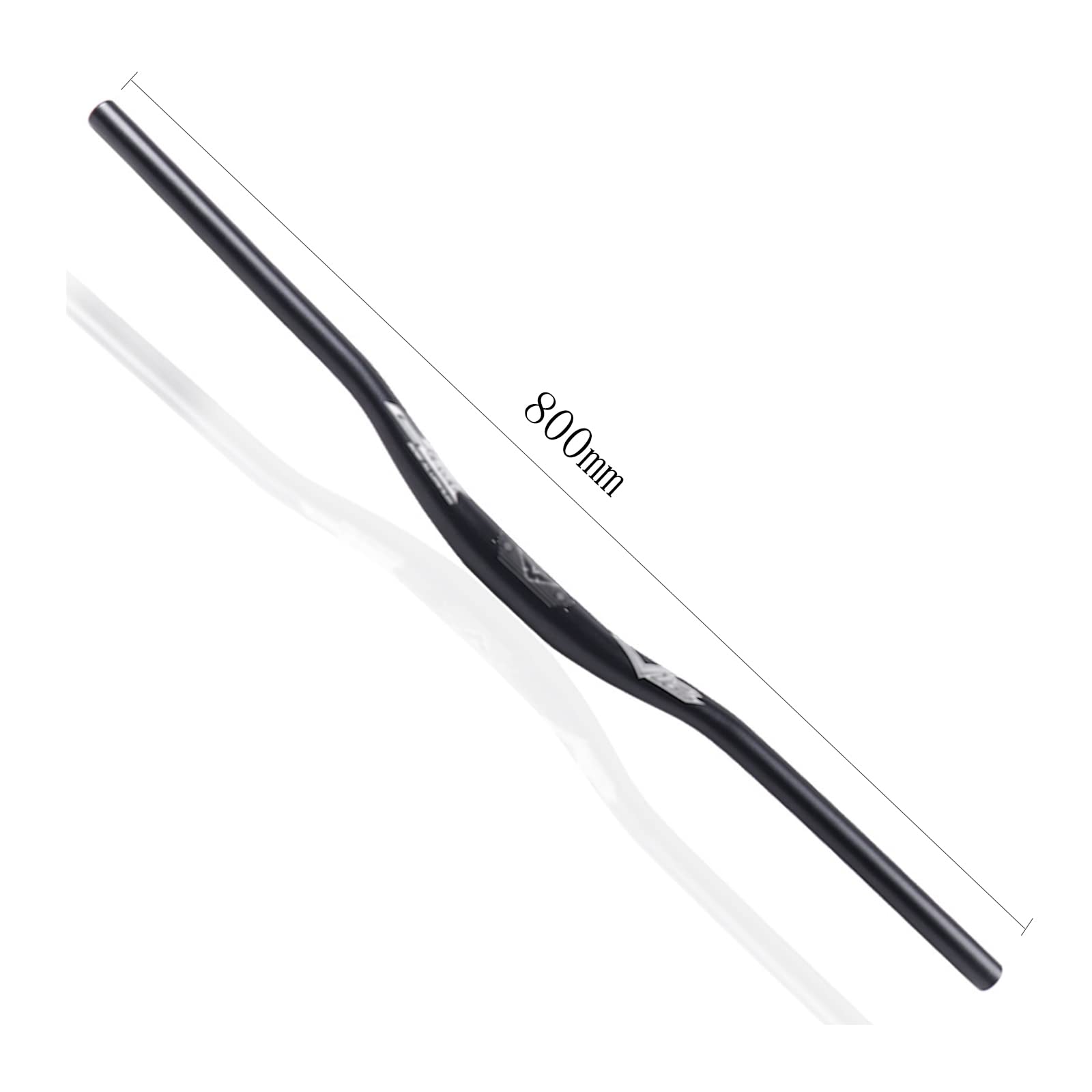 Grocbar En Alliage En Alumide Vélo, Guidon À Vélo Extra-Long de La Barre de Colonne/Red
