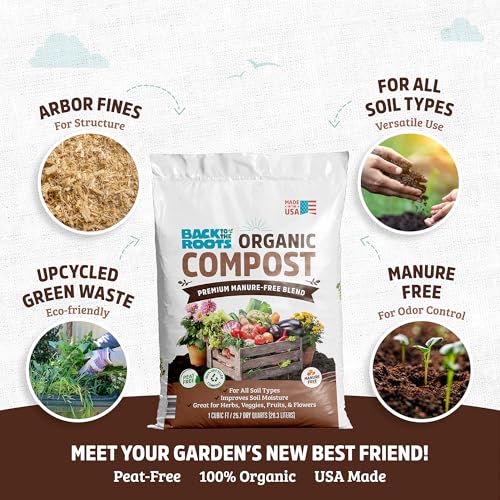Back to the Roots 25.7qt (1 Cubic ft) Organic Premium Compost - Image 2