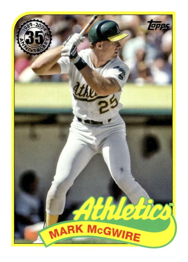 Amazon.com: 2024 Topps 1989 Baseball #89B-53 Mark McGwire Oakland