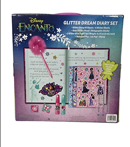 Innovative Designs Disney Encanto Glitter Dream Diary Set