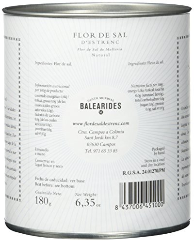 Gusto Mundial Flor de Sal Natural, 180 g (1er Pack) | Verpackung kann abweichen - Image 4