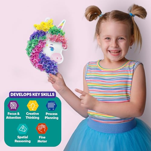 Image of Skillmatics Poke-in Art - Unicorn Dream Decor, DIY Craft Kits, Mess-Free Fun, Creative Activity, Gifts for Kids Ages 4, 5, 6, 7, 8, 9
