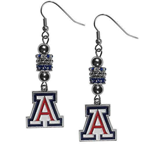 NCAA Siskiyou Sports Womens Arizona Wildcats Euro Bead Earrings One Size Team Color